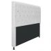 Cabeceira Estofada Cristal 160 cm Queen Size Com Capitonê Corano Branco - Amarena Móveis