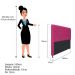 Cabeceira Estofada Cristal 160 cm Queen Size Com Capitonê Suede Pink - Amarena Móveis