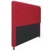 Cabeceira Estofada Cristal 160 cm Queen Size Com Capitonê Suede Vermelho- Amarena Móveis