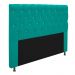 Cabeceira Estofada Cristal 160 cm Queen Size Com Strass Suede Azul Turquesa - Amarena Móveis