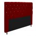 Cabeceira Estofada Cristal 160 cm Queen Size Com Strass Suede Bordô - Amarena Móveis