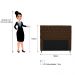 Cabeceira Estofada Cristal 160 cm Queen Size Com Strass Suede Marrom - Amarena Móveis