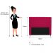Cabeceira Estofada Cristal 160 cm Queen Size Com Strass Suede Pink - Amarena Móveis