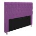 Cabeceira Estofada Cristal 160 cm Queen Size Com Strass Suede Roxo - Amarena Móveis