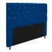 Cabeceira Estofada Cristal 195 cm King Size Com Strass Suede Azul Marinho - Amarena Móveis