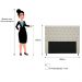 Cabeceira Estofada Cristal 195 cm King Size Com Strass Suede Bege - Amarena Móveis