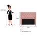 Cabeceira Estofada Cristal 195 cm King Size Com Strass Suede Rosê - Amarena Móveis