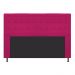 Cabeceira Estofada Dama 140 cm Casal Com Botonê  Suede Pink - Amarena Móveis