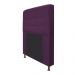 Cabeceira Estofada Dama 140 cm Casal Com Botonê  Suede Roxo - Amarena Móveis