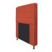 Cabeceira Estofada Dama 140 cm Casal Com Botonê  Suede Terracota - Amarena Móveis