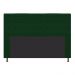 Cabeceira Estofada Dama 140 cm Casal Com Botonê  Suede Verde - Amarena Móveis