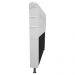 Cabeceira Estofada Dama 160 cm Queen Size Com Botonê Corano Branco - Amarena Móveis