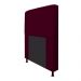 Cabeceira Estofada Dama 160 cm Queen Size Com Botonê Suede Bordô - Amarena Móveis