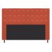 Cabeceira Estofada Dama 160 cm Queen Size Com Strass Suede Terracota - Amarena Móveis