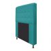 Cabeceira Estofada Dama 195 cm King Size Com Botonê Suede Azul Turquesa - Amarena Móveis