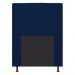 Cabeceira Estofada Dama 90 cm Solteiro Com Botonê  Suede Azul Marinho - Amarena Móveis