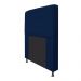 Cabeceira Estofada Dama 90 cm Solteiro Com Botonê  Suede Azul Marinho - Amarena Móveis
