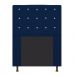 Cabeceira Estofada Dama 90 cm Solteiro Com Strass  Suede Azul Marinho - Amarena Móveis