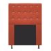 Cabeceira Estofada Dama 90 cm Solteiro Com Strass  Suede Terracota - Amarena Móveis