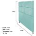 Cabeceira Estofada Damares 140 cm Casal Com Botonê  Suede Azul Tiffany - Amarena Móveis