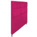 Cabeceira Estofada Damares 140 cm Casal Com Botonê  Suede Pink - Amarena Móveis