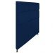 Cabeceira Estofada Damares 160 cm Queen Size Com Botonê Suede Azul Marinho - Amarena Móveis