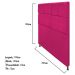 Cabeceira Estofada Damares 160 cm Queen Size Com Botonê Suede Pink - Amarena Móveis