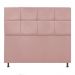 Cabeceira Estofada Damares 160 cm Queen Size Com Botonê Suede Rosê - Amarena Móveis