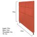 Cabeceira Estofada Damares 160 cm Queen Size Com Botonê Suede Terracota - Amarena Móveis