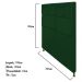 Cabeceira Estofada Damares 160 cm Queen Size Com Botonê Suede Verde - Amarena Móveis