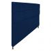 Cabeceira Estofada Damares 195 cm King Size Com Botonê Suede Azul Marinho - Amarena Móveis