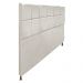 Cabeceira Estofada Damares 195 cm King Size Com Botonê Suede Bege - Amarena Móveis