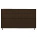 Cabeceira Estofada Damares 195 cm King Size Com Botonê Suede Marrom - Amarena Móveis