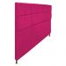 Cabeceira Estofada Damares 195 cm King Size Com Botonê Suede Pink - Amarena Móveis