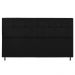 Cabeceira Estofada Damares 195 cm King Size Com Botonê Suede Preto - Amarena Móveis