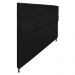 Cabeceira Estofada Damares 195 cm King Size Com Botonê Suede Preto - Amarena Móveis