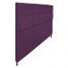 Cabeceira Estofada Damares 195 cm King Size Com Botonê Suede Roxo - Amarena Móveis