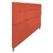 Cabeceira Estofada Damares 195 cm King Size Com Botonê Suede Terracota - Amarena Móveis