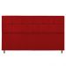 Cabeceira Estofada Damares 195 cm King Size Com Botonê Suede Vermelho - Amarena Móveis