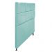 Cabeceira Estofada Damares 90 cm Solteiro Com Botonê  Suede Azul Tiffany - Amarena Móveis