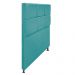 Cabeceira Estofada Damares 90 cm Solteiro Com Botonê  Suede Azul Turquesa - Amarena Móveis