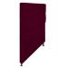 Cabeceira Estofada Damares 90 cm Solteiro Com Botonê  Suede Bordô - Amarena Móveis