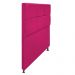 Cabeceira Estofada Damares 90 cm Solteiro Com Botonê  Suede Pink - Amarena Móveis