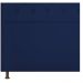 Cabeceira Estofada Yasmim 140 cm Casal Suede Azul Marinho - Amarena Móveis