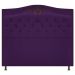 Cabeceira Estofada Yasmim 140 cm Casal Suede Roxo - Amarena Móveis