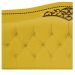 Cabeceira Estofada Yasmim 160 cm Queen Size Suede Amarelo - Amarena Móveis