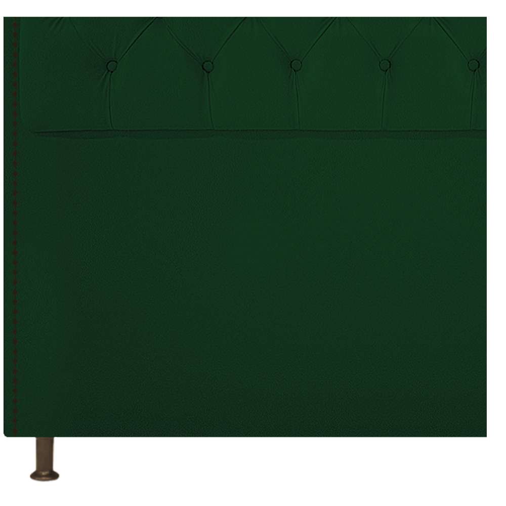 Cabeceira Estofada Yasmim 160 cm Queen Size Suede Verde - Amarena Móveis