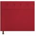Cabeceira Estofada Yasmim 195 cm King Size Suede Vermelho - Amarena Móveis