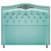 Cabeceira Estofada Yasmim 90 cm Solteiro Suede Azul Tiffany - Amarena Móveis