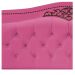 Cabeceira Estofada Yasmim 90 cm Solteiro Suede Pink - Amarena Móveis